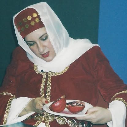 Aline in traditional Armenian dress